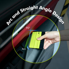 FOSHIO micro squeegee tackles tight curves with precision.