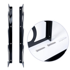 FOSHIO pole options include wooden dowels and metal conduit for versatility.