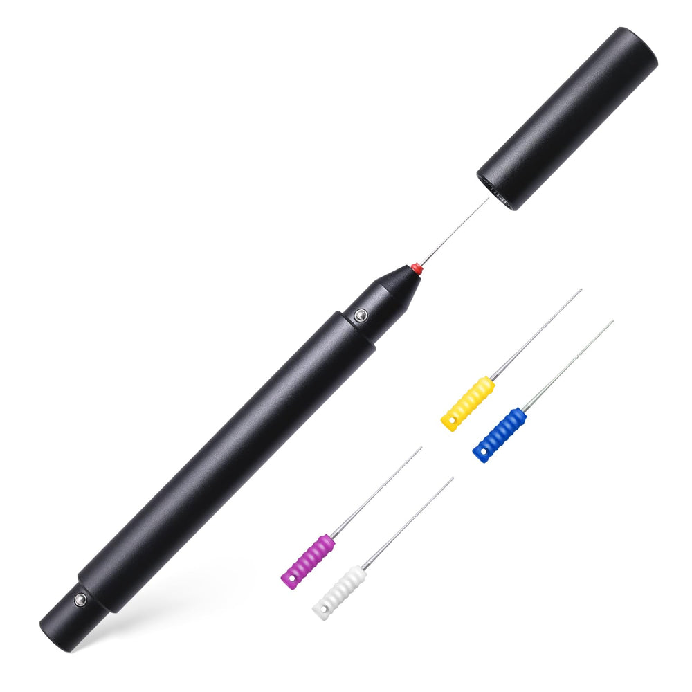 FOSHIO PPF Decon Needle with micro-barbed tip for precise adhesive lifting.