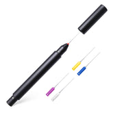 FOSHIO PPF Decon Needle with micro-barbed tip for precise adhesive lifting.
