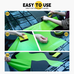 FOSHIO retractable utility knife with extra blades for durability.