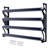 FOSHIO vinyl holder with mounting brackets keeps rolls secure on the wall.