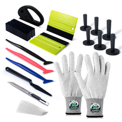 FOSHIO vinyl wrap magnets hold film in place for precise alignment.