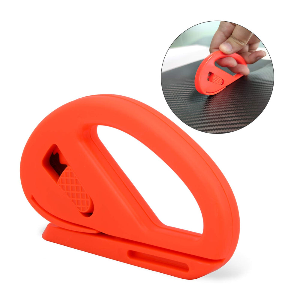 FOSHIO plastic razor blade scraper removes decals and adhesive residue.