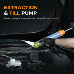 FOUR UNCLES fluid extractor versatile across boats and vehicles.
