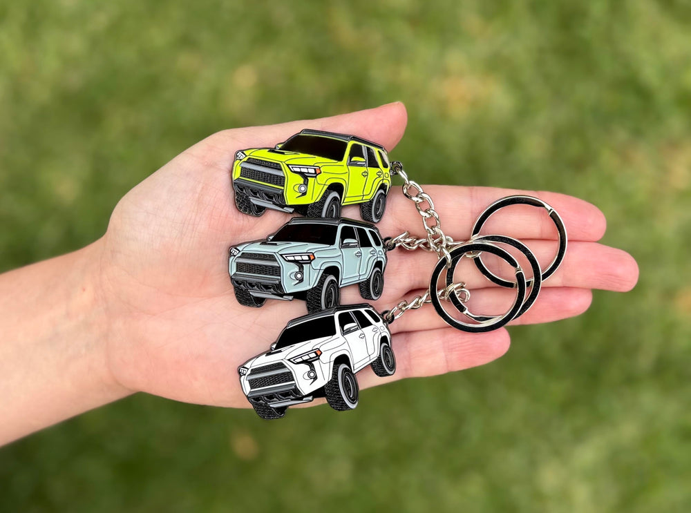 FOUR WHEEL BEAST 4Runner keychain gift-ready pack for 4Runner lovers.