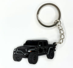 FOUR WHEEL BEAST Jeep Gladiator keychain detailed licensed artwork