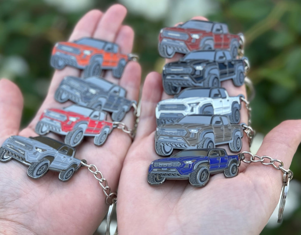 FOUR WHEEL BEAST Tacoma keychain Bronze Oxide offers a unique rugged look
