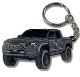FOUR WHEEL BEAST Tacoma keychain Terra with bright enamel, a stylish accessory for your ride.