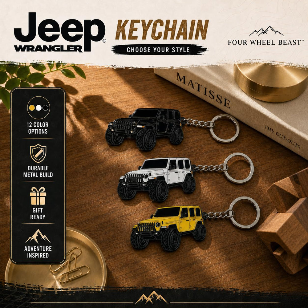 Vibrant multi color options complement many Wrangler models.
