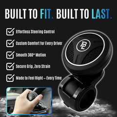 FOURING BL textured grip knob for secure hand placement during drives.