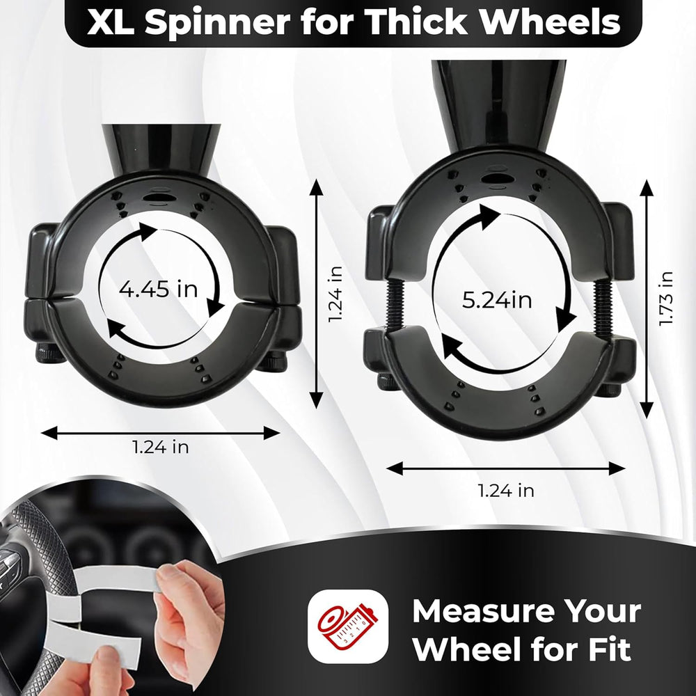 FOURING BL steering knob provides 360° rotation for easier steering.