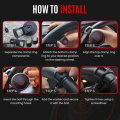 FOURING ergonomic-design grip sits naturally in the hand for reduced fatigue.