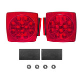 Fouwick LED tail light on a truck demonstrates bright brake signaling for safer night driving