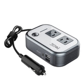 FOVAL 200W inverter front view for on-the-go laptop charging