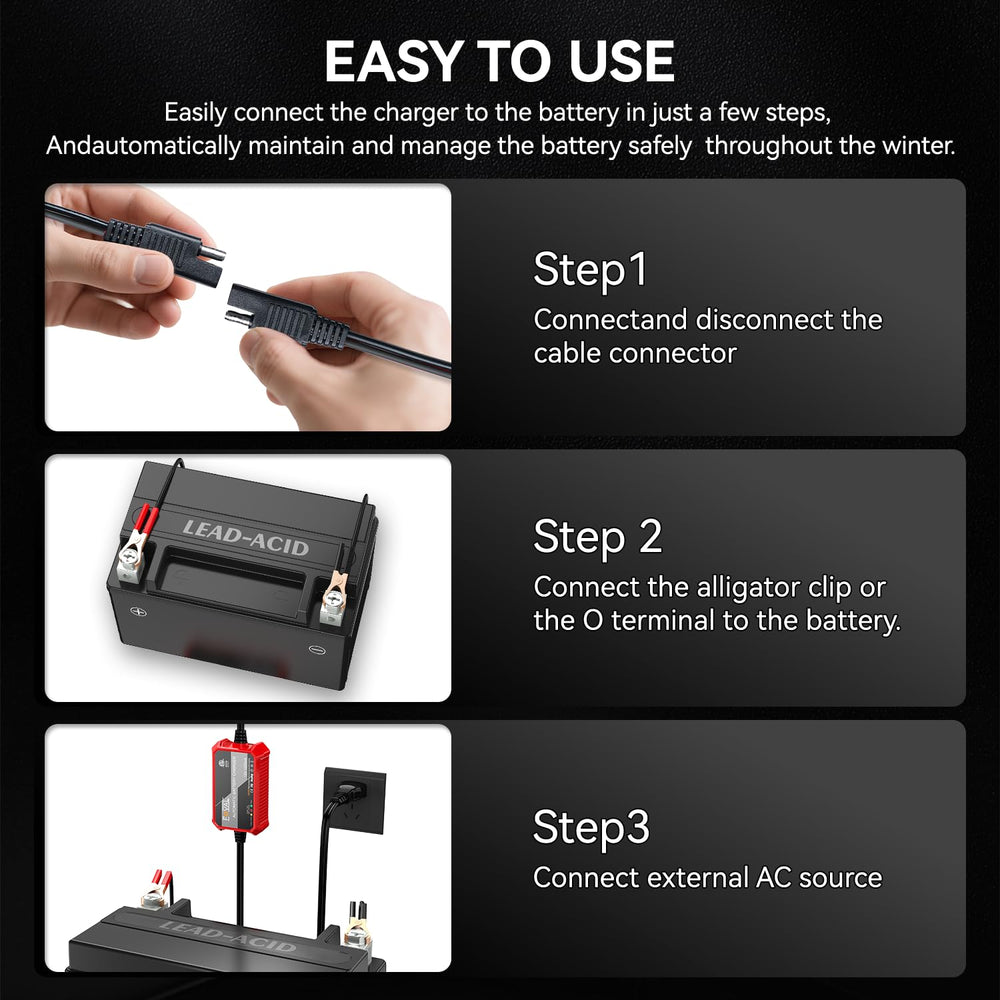 FOVAL charging cables and connector options displayed for versatile installation.