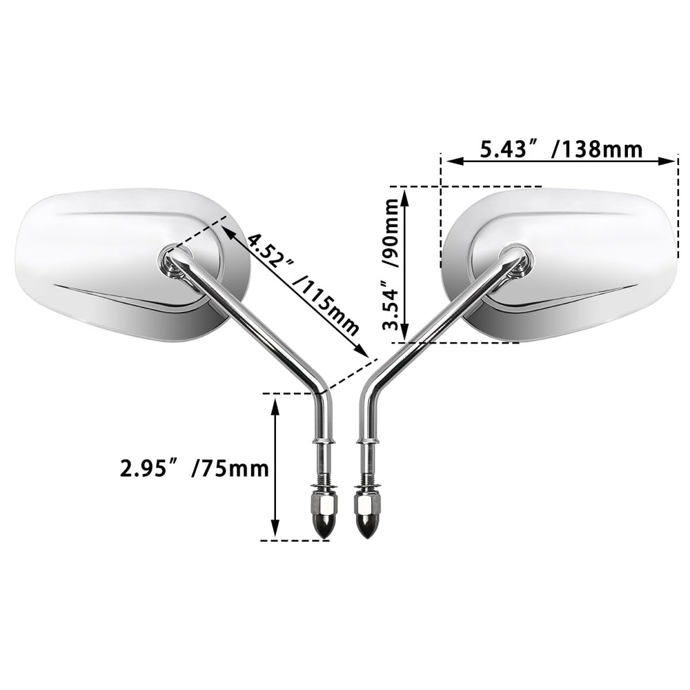 FOVPLUE 360-degree adjustable mirror arm for optimal angles.
