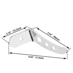 FOVPLUE chrome extension on Harley kickstand aids ready stance.