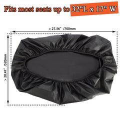 FOVPLUE durable black nylon material resists water intrusion for outdoor parking