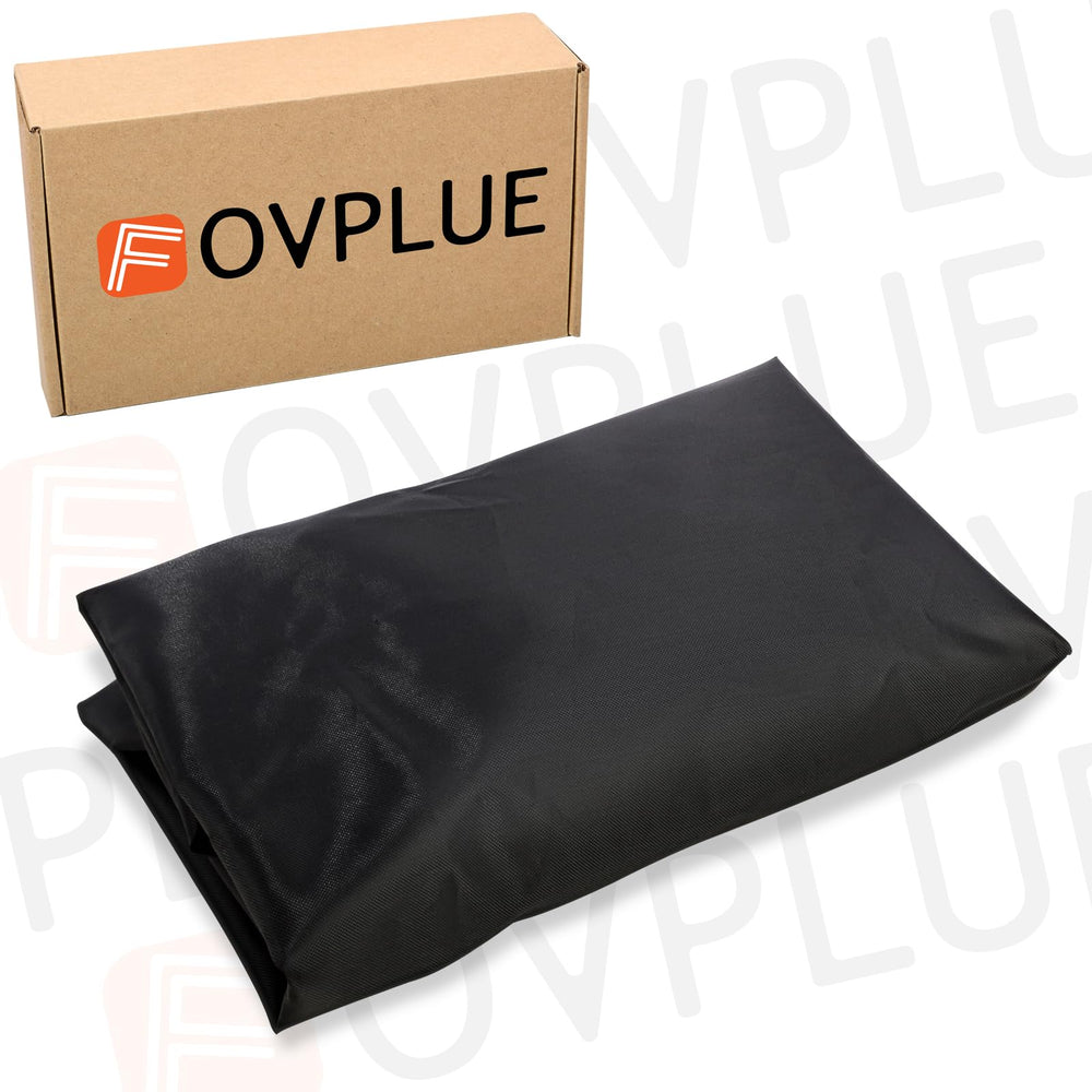 FOVPLUE rain cover with soft edges protects seats without slipping