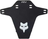 Fox Racing mud guard mounted on MTB, helping keep gears clean.