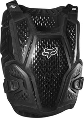 Fox Racing Raceframe Roost chest guard with ventilated design for comfortable motocross riding.