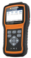Foxwell NT530 BMW all-systems diagnosis on-screen for quick fault identification.