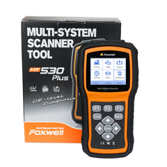 FOXWELL NT530 Porsche maintenance features menu for servicing