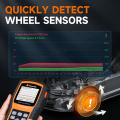 FOXWELL NT630 Plus bidirectional ABS test enables real-time troubleshooting.