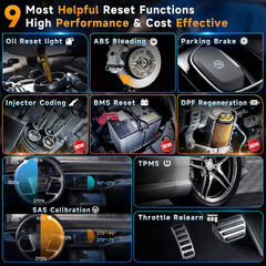 FOXWELL NT716 Android-powered UX delivers fast boot and smooth testing.