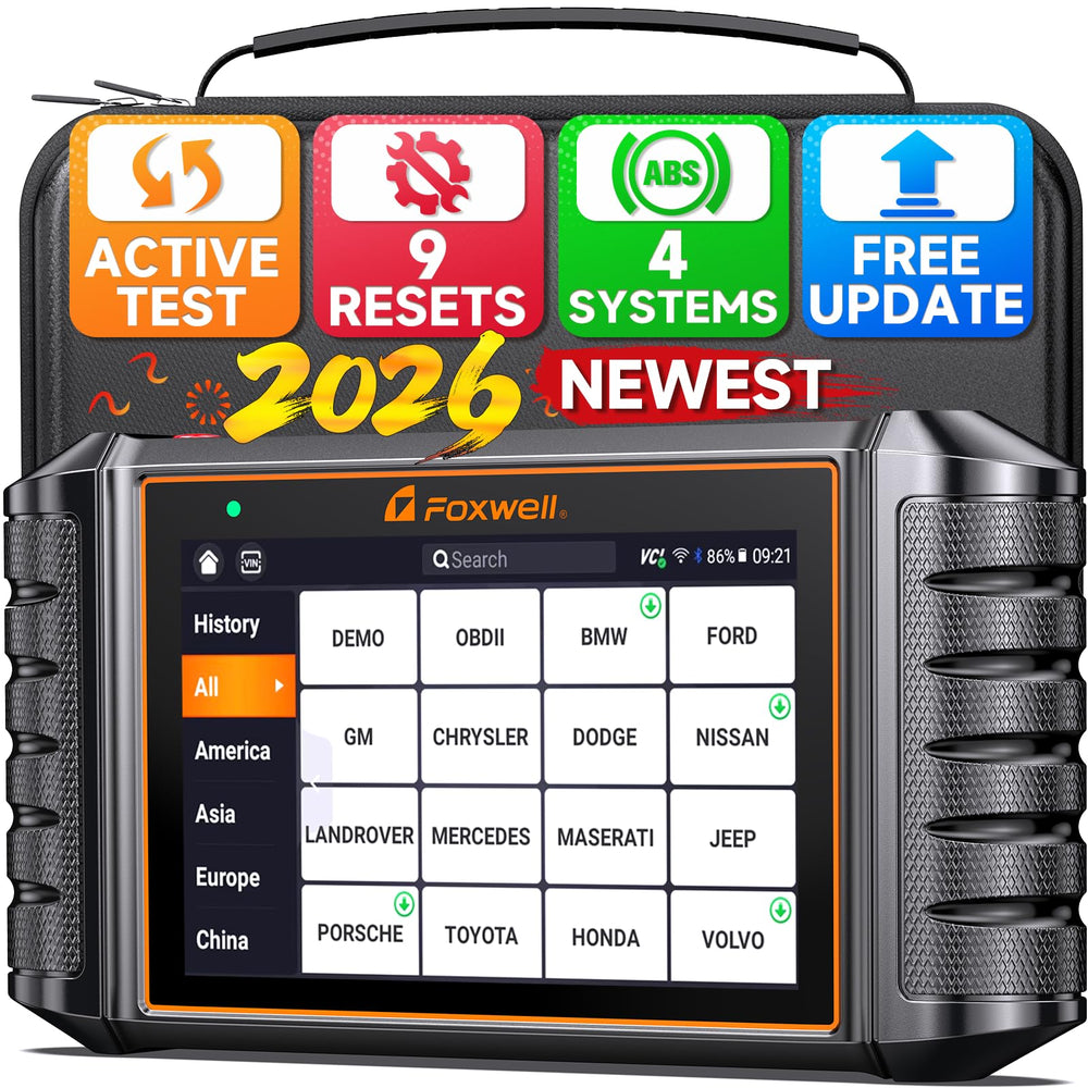FOXWELL NT716 bidirectional control enables proactive component testing