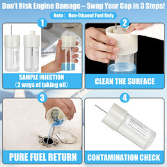 User-friendly operation of the Foycow aviation fuel tester in minutes