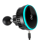 FPN magnetic charger mounted on dashboard with RAM 1-inch ball, secure hold.
