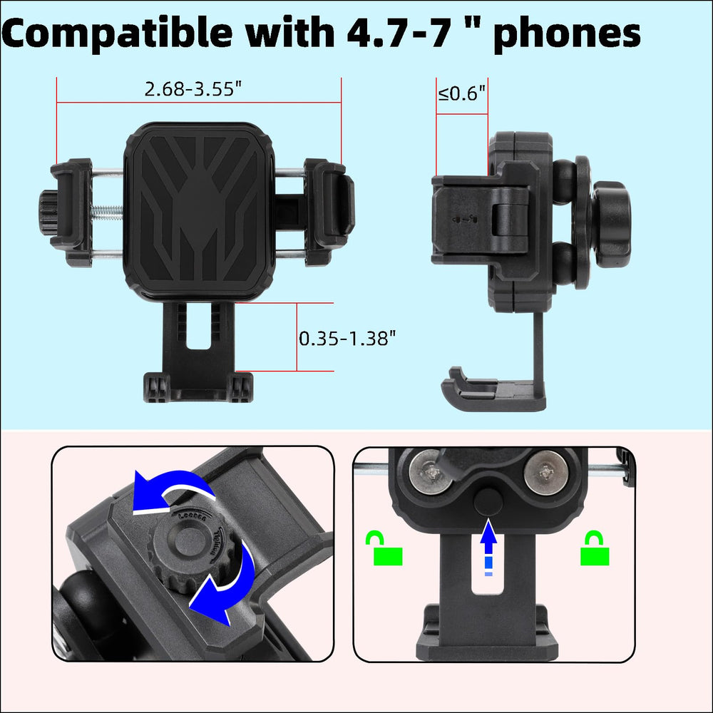 FPN Universal Phone Mount camera friendly design keeps lenses unobstructed