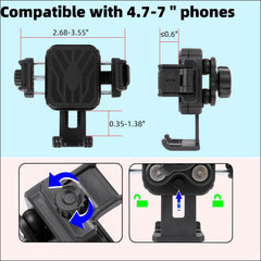FPN Universal Phone Mount camera friendly design keeps lenses unobstructed