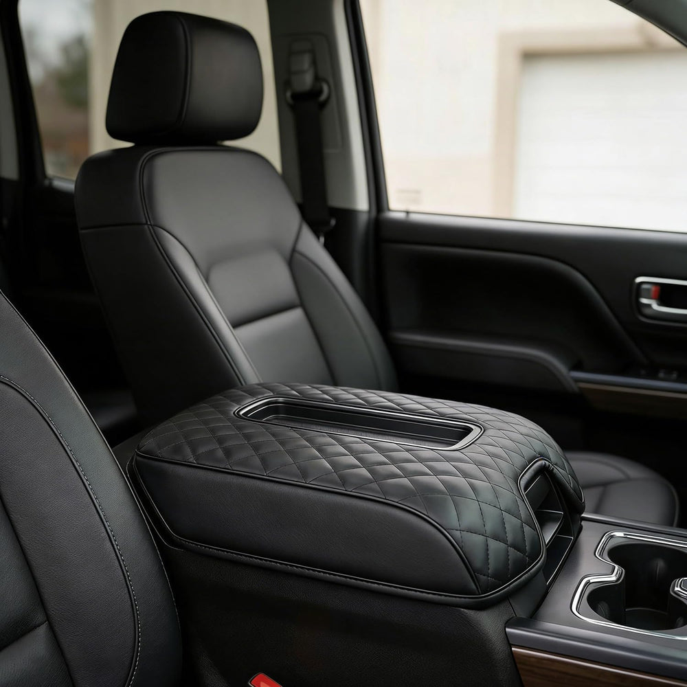 Designed for bucket-seat trucks, easy fit without changing armrest function.