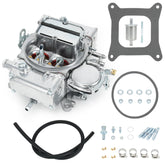 FQRANBO 600 CFM carburetor, top view, square-bore fit for 4160 engines and improved throttle response.