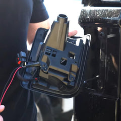FQRANBO durable, corrosion-resistant bracket for Jeep Wrangler JL rear lights.