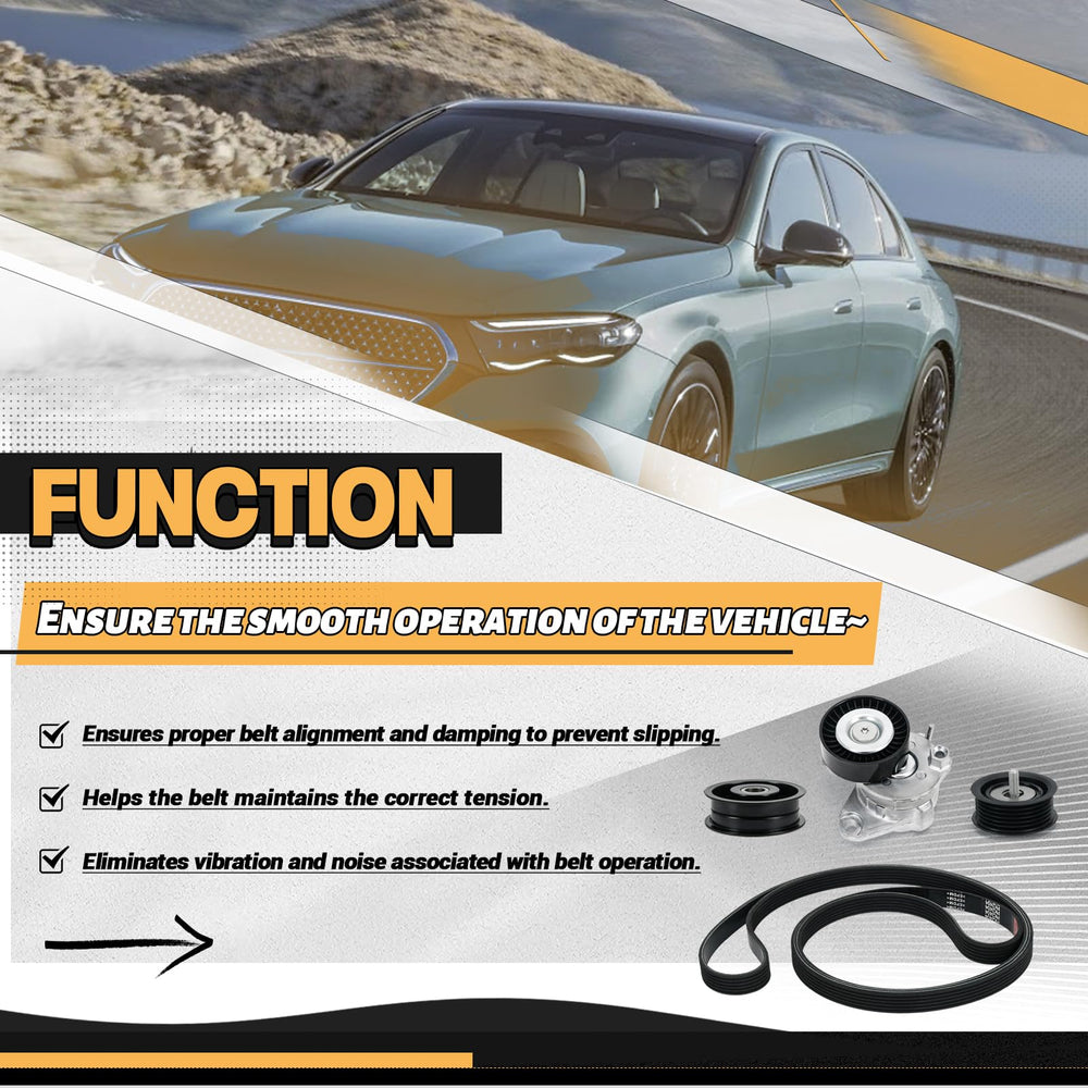 FQRANBO idler pulley assembly highlighting precise alignment benefits