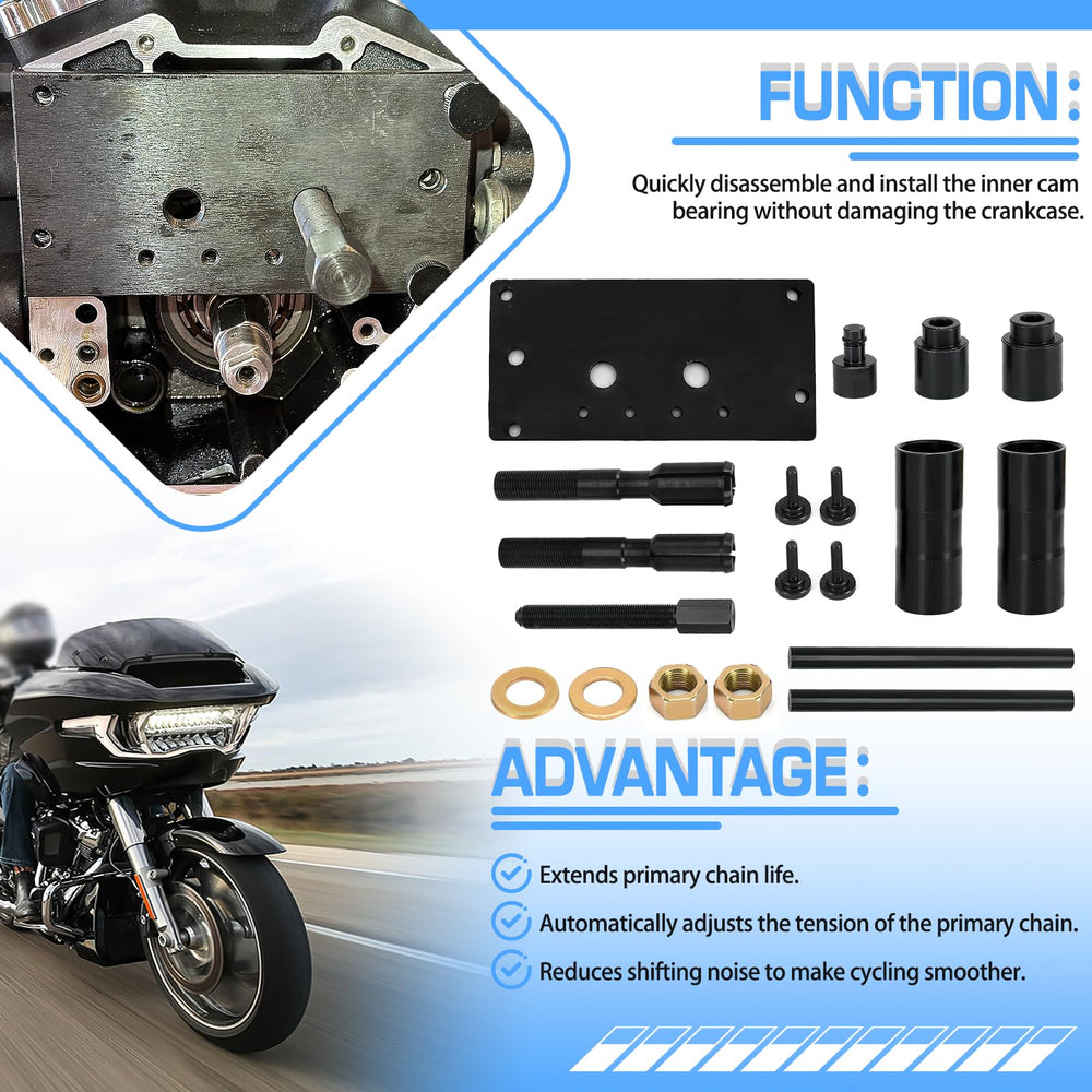 FQRANBO needle bearing trap design prevents loss during disassembly.