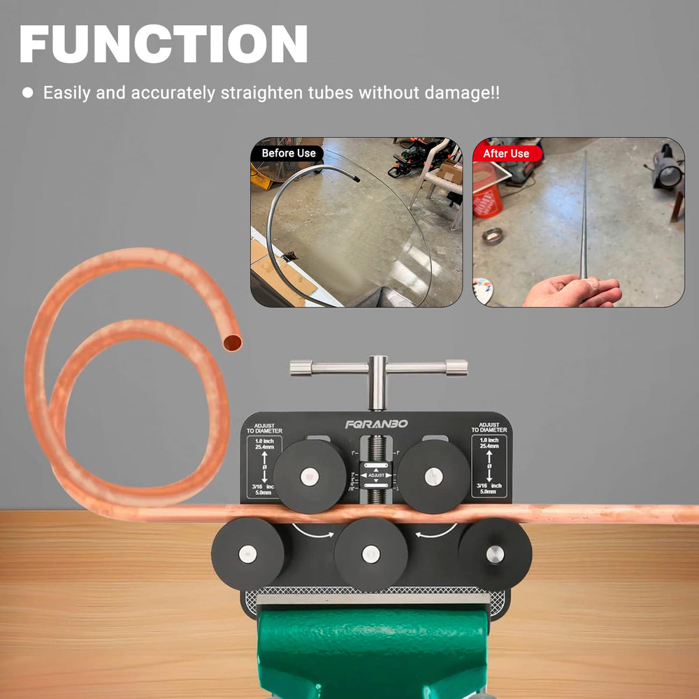 FQRANBO tubing straightener made of aluminum for durability