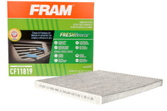 FRAM Fresh Breeze filter with Arm & Hammer beads deodorizes cabin air