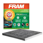 FRAM Fresh Breeze CF11776 filter behind the glove box for cleaner cabin air