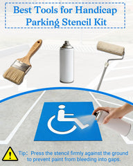 FrameFirm reusable stencil saves time and reduces waste on large lots.