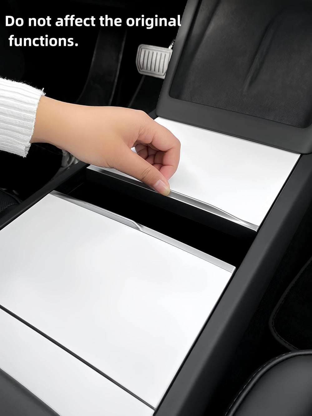 Frani center console wrap protects the console from daily wear