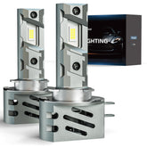 FRANXI H11B bulbs front-view glow enhances night visibility