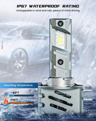 FRANXI H11B aviation aluminum housing reduces heat buildup