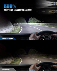 FRANXI H11B 60W power delivers bright, crisp illumination