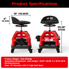 FreekyFit built-in foot rest for stable comfort
