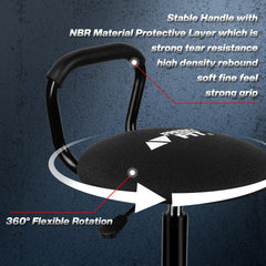 FreekyFit Garage Stool 360° rotation for easy reach and movement